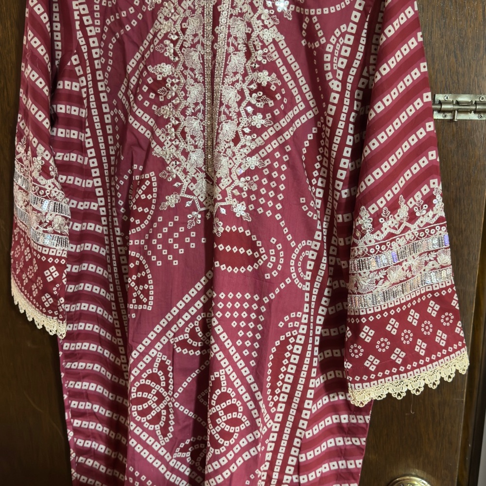 Embroidered Dress pakistani brand New